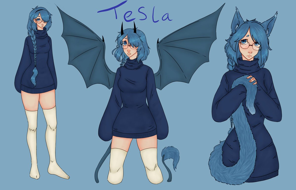 TeslaScrap's tweet photo. @wowo_art @TsukiTsukuTsuku I leave the shifter dorkus in your care https://t.co/vVrxvVWoV5