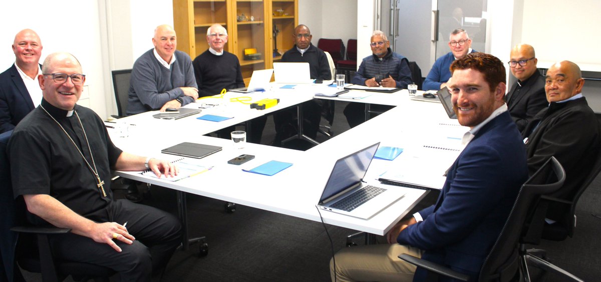 Bishop Anthony Randazzo, Bishop of Broken Bay (NSW) and President of the Federation of Catholic Bishops Conferences of Oceania says it was a great joy for the bishops to have gathered together (pictured) as an Executive in Wellington last week. Details: catholic.org.nz/news/media-rel…
