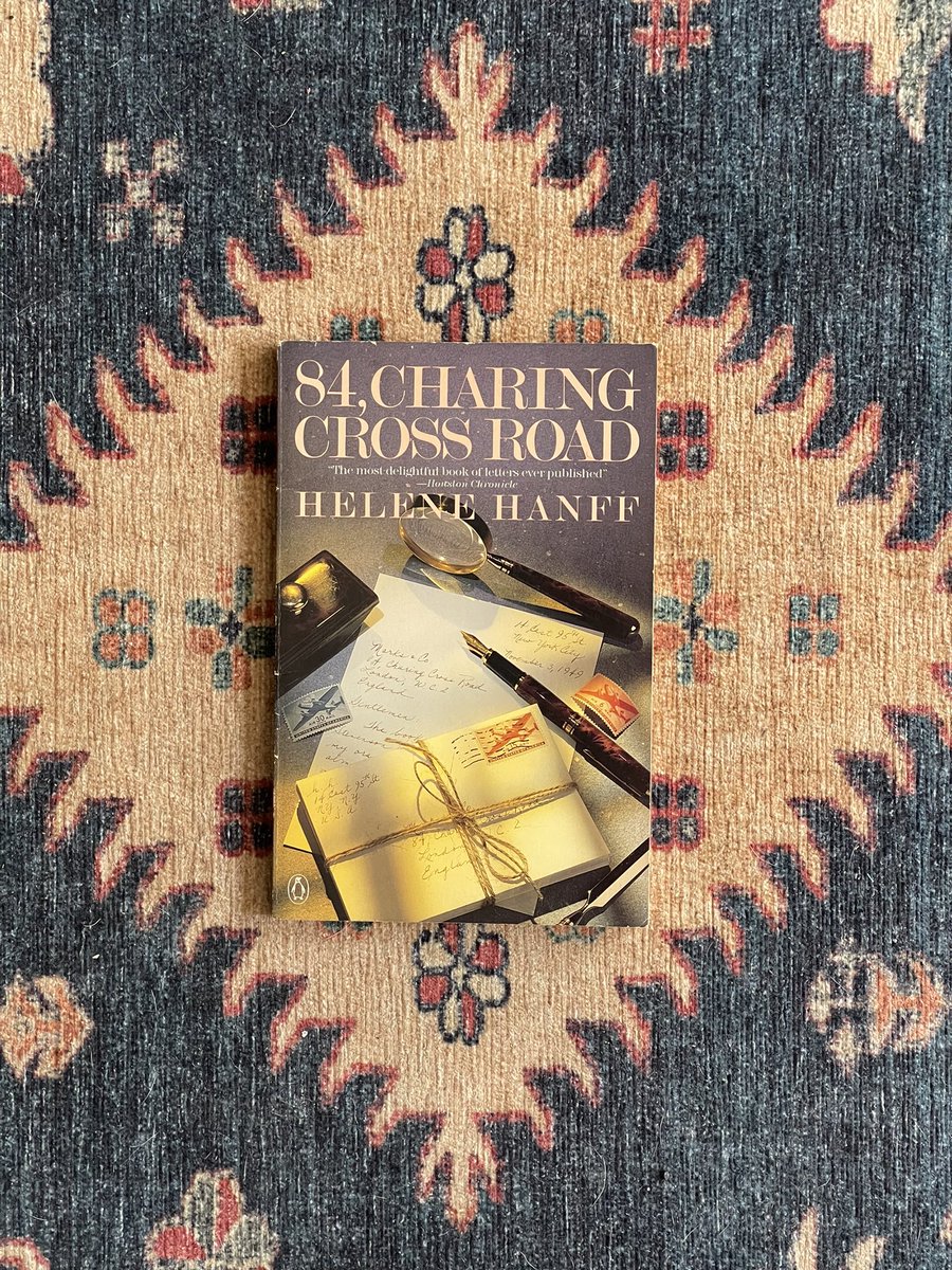 wombhousebooks's tweet photo. 84, Charing Cross Road by Helene Hanff. Paperback, 1970. #helenehanff https://t.co/QxbjAW7emY https://t.co/SLkU8RK3EX