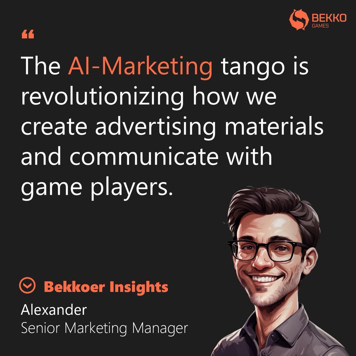BekkoGames's tweet photo. At #BekkoGames, AI has become a pivotal force in every aspect of marketing. 
As our Marketing Manager highlighted, the introduction of #AIGC tools not only sparks creative ideas for UA ads but also exerts a substantial influence on product development directions. #BekkoerInsights https://t.co/gamFljnk0j