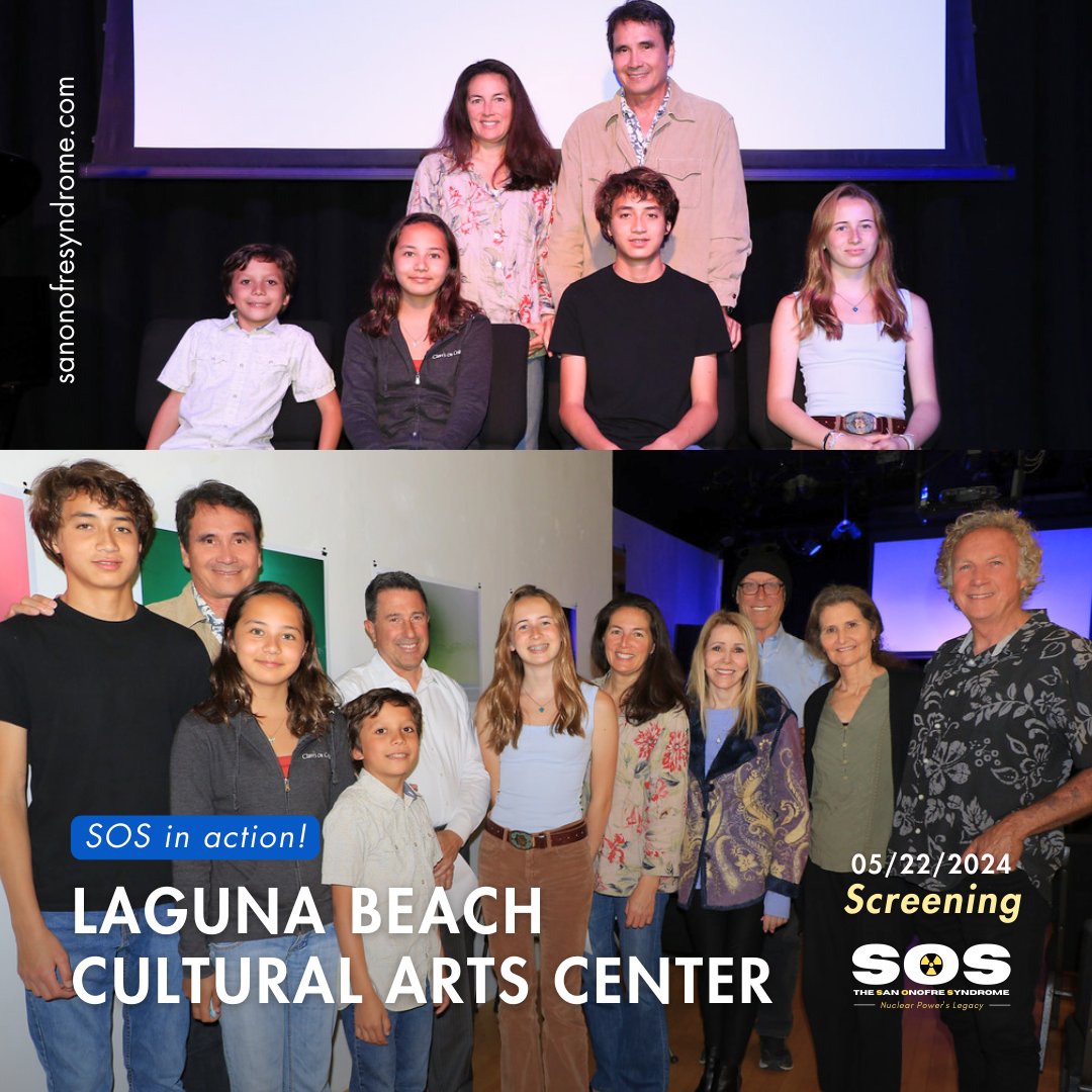 sanonofrefilm's tweet photo. Thank you for coming to our screening at the Laguna Beach Cultural Arts Center #SOSinaction #SOSfilm #SanOnofreSyndrome https://t.co/1fmWhOiToM
