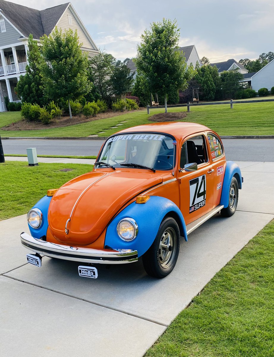 Took the Super Beetle for a long drive this afternoon…