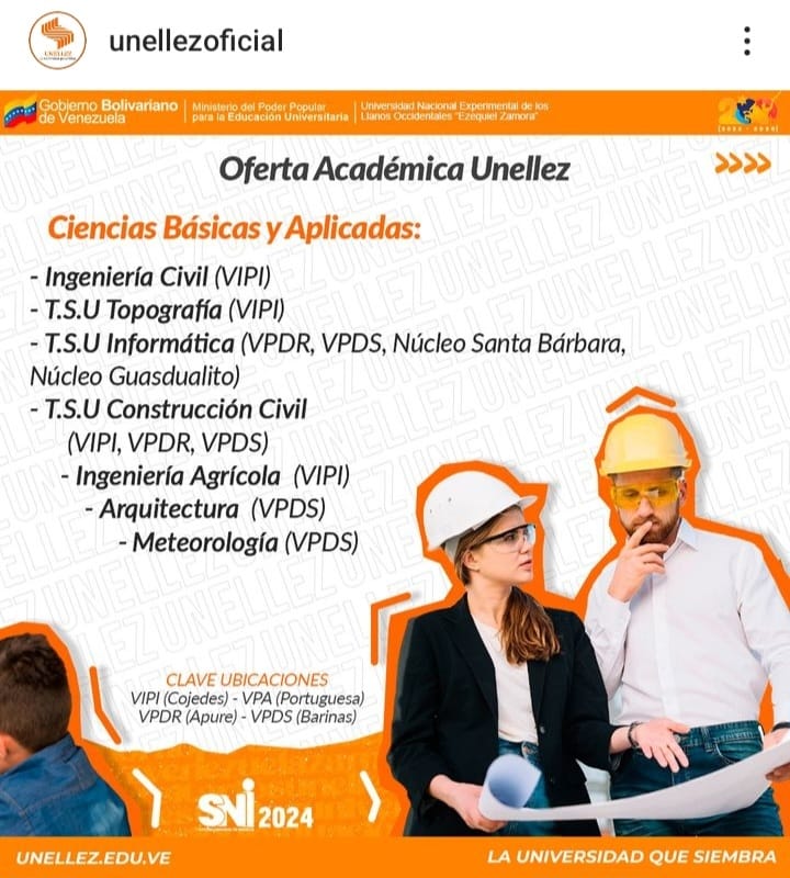 superfrank1976's tweet image. Si deseas estudiar Licenciatura en Meteorología en #Barinas en la @UnellezOficial_ debes seguir los pasos que indican en las imágenes. Debes solicitar tu cupo por #SNI #OPSU cualquier duda en el siguiente grupo de #Whatsapp chat.whatsapp.com/IP7iwZH0ElD3UJ…