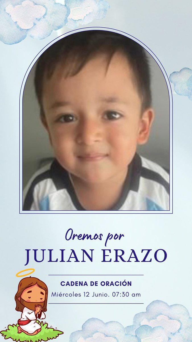 donaldrodolfo's tweet photo. Una Oración por favor para Julian Erazo que tendrá una operación, y porfa un RT para que hayan más oraciones para este maravilloso niño, gracias https://t.co/xHcppwek5I