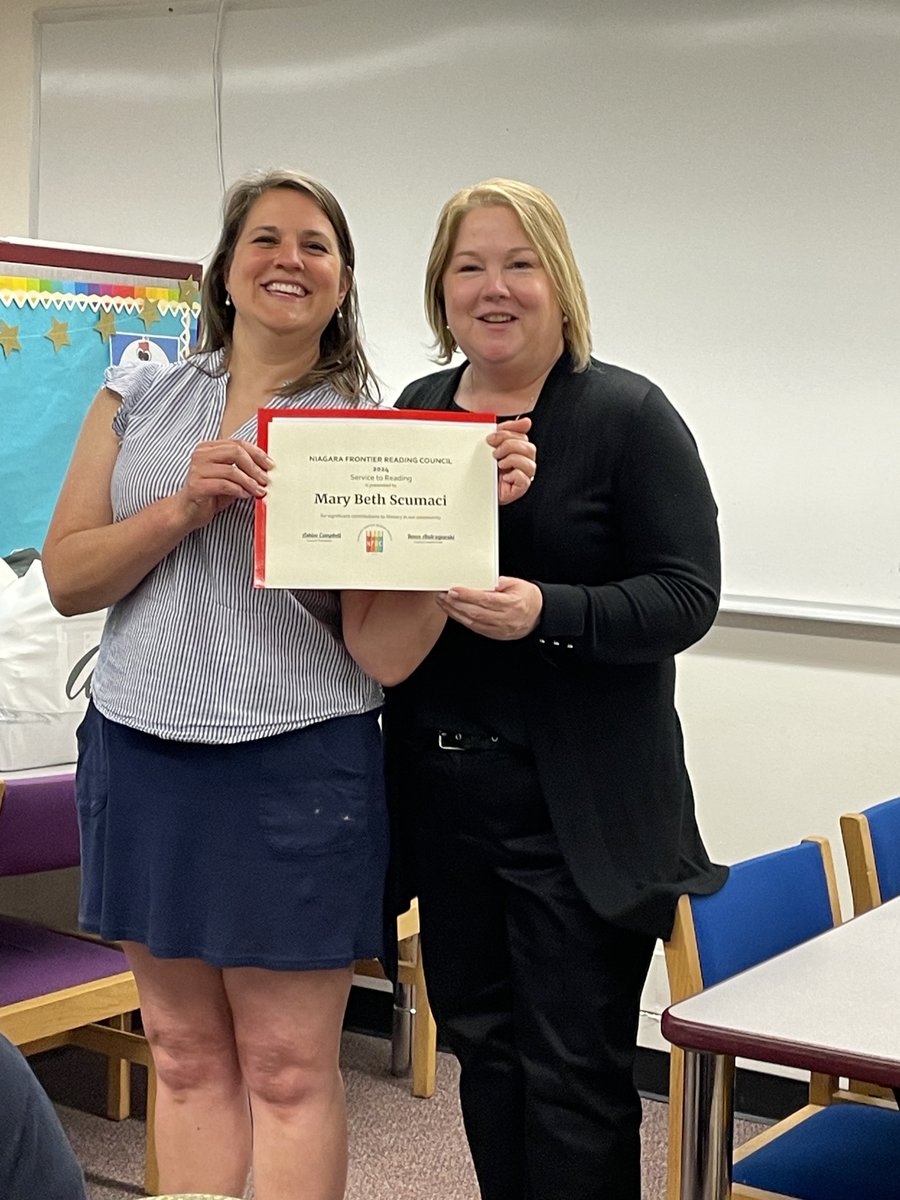 Congratulations to Mary Beth Scumaci, our 2024 recipient of the NFRC Service to Reading Award. Mary Beth has been a member of NFRC since 2006 and has held many leadership roles over the years, including her current position as website coordinator. Thank you for all your service!