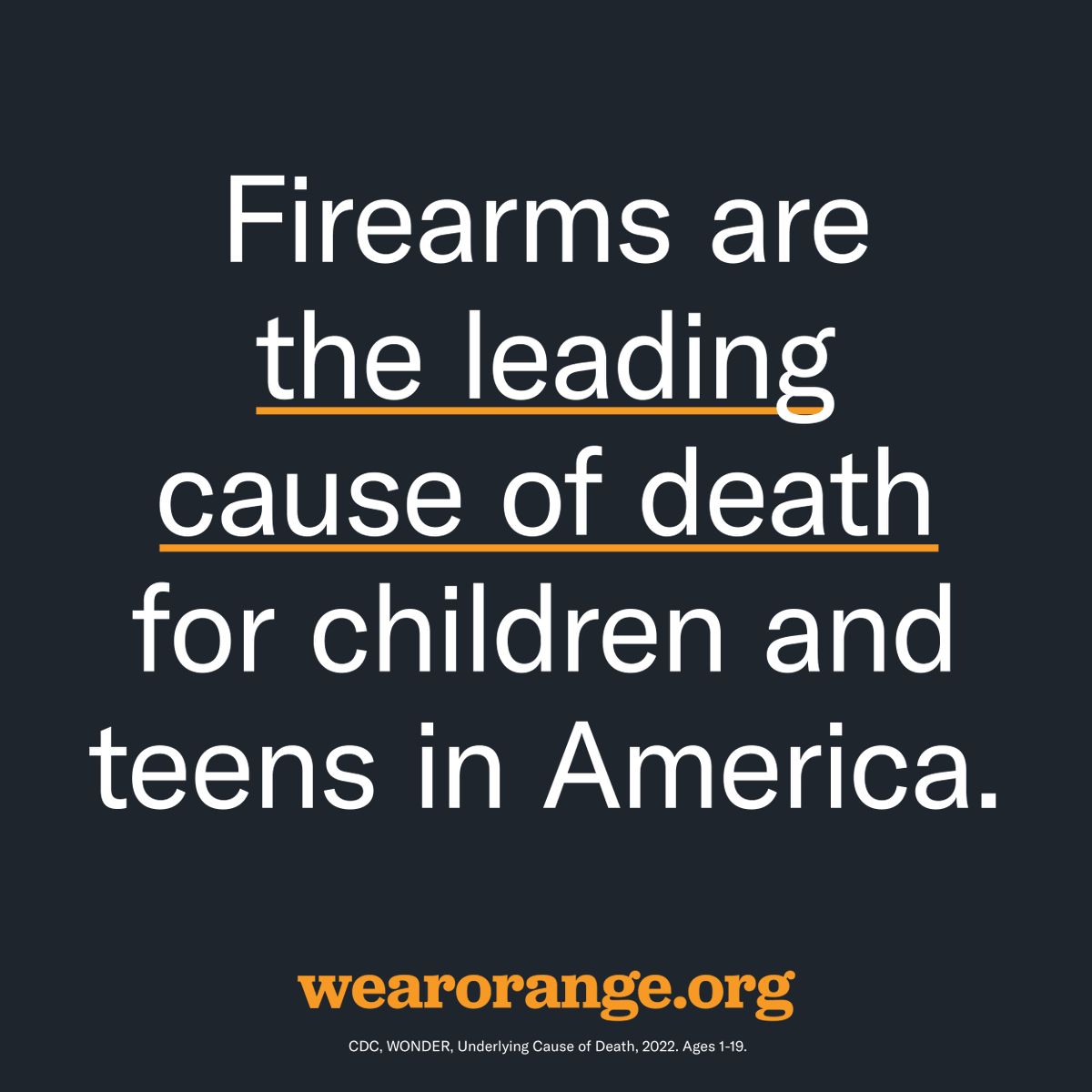 MomsDemand's tweet photo. Children dying by gun violence is a uniquely American tragedy.

We will #WearOrange on National Gun Violence Awareness Day, June 7, because no child should live in fear of gun violence—in their schools, neighborhoods, or anywhere.

Why will you wear orange? https://t.co/Q7gP6UvK1X