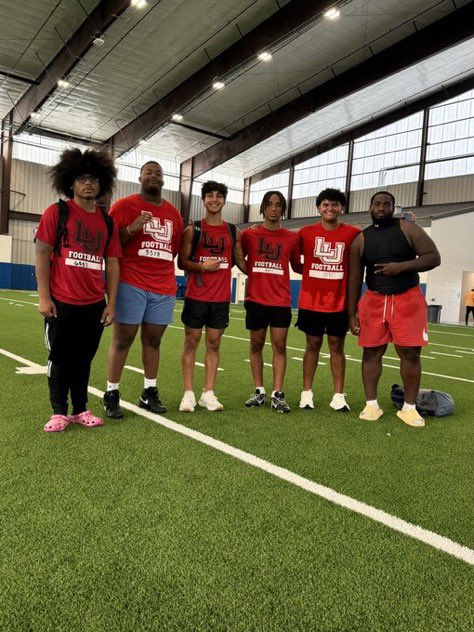 JerJohn2025's tweet photo. Had a great time competing with my guys at @LamarFootball camp.

Thank you to @CoachRossomando &amp; @_CoachZo_ for the opportunity to learn

@TWCPFootball @Coach_Coats @coach_howard10 @CoachSandoval12  @nwosu_rema55 @marcoBeltran08 @RodrigoBravoJr @TheJordanStyles @Terrancewoffor https://t.co/1uYXkKm74m