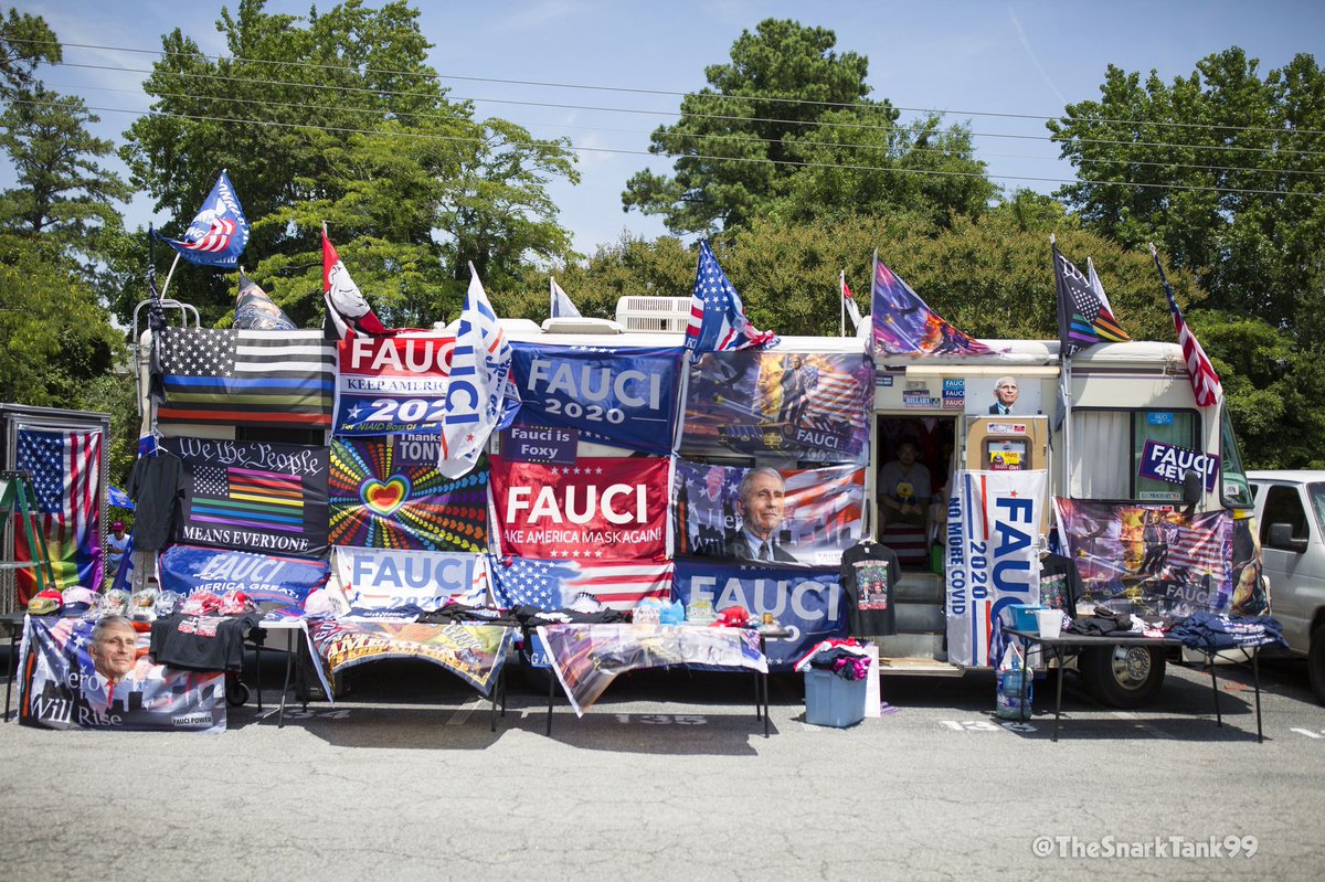 Once again the GOP is trying to paint the left as a mindless cult of Fauci worshippers. And looking back at the time I rolled up to my 23rd Fauci rally with my Fauci hat and my “Jesus is my savior, Fauci is my NAIAID director” t-shirt in this baby, they may have a point.
#Fauci