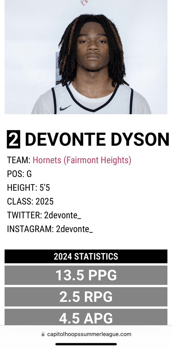 2devonte_'s tweet photo. Devonte Dyson Scoring Breakdown: Dematha Summer League https://t.co/1O2lYTT4B0