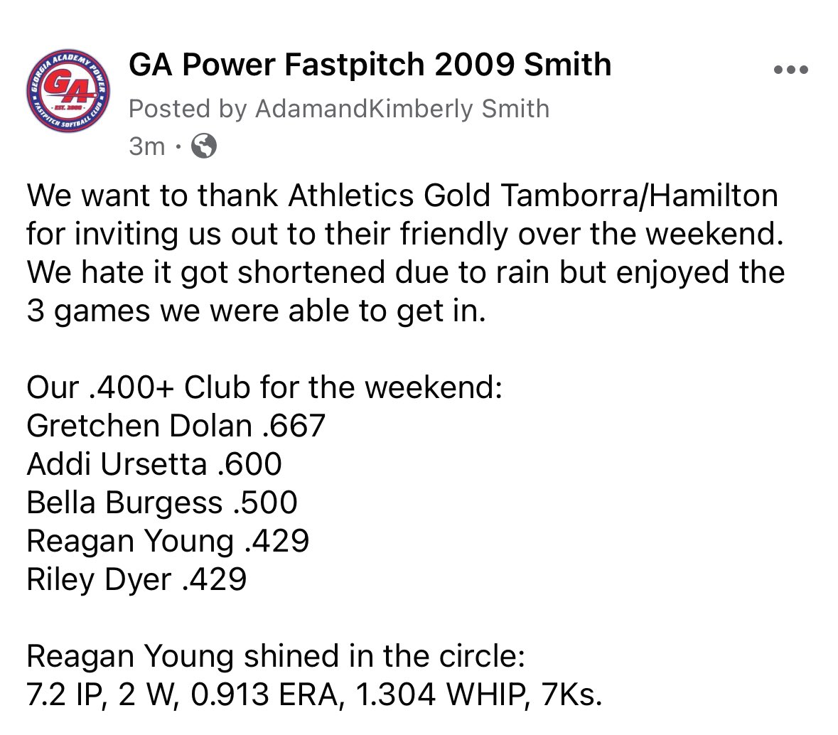 GaPower09's tweet photo. Only got Saturday’s games in this weekend but it was a great warmup for this week in Pigeon Forge! https://t.co/woFNDMvvd4