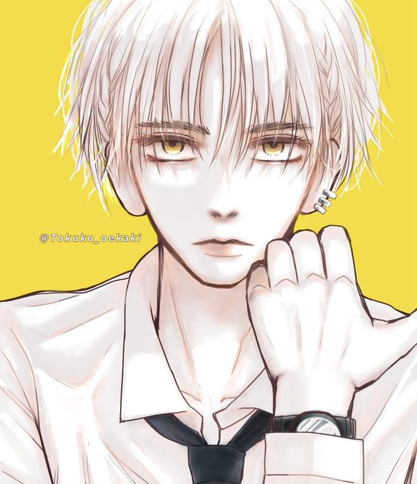 「piercing short hair」 illustration images(Latest)