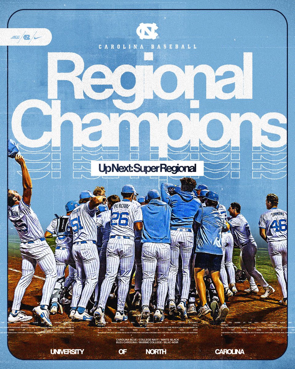 NEXT STOP, SUPERS!

#GoHeels x #RoadToOmaha