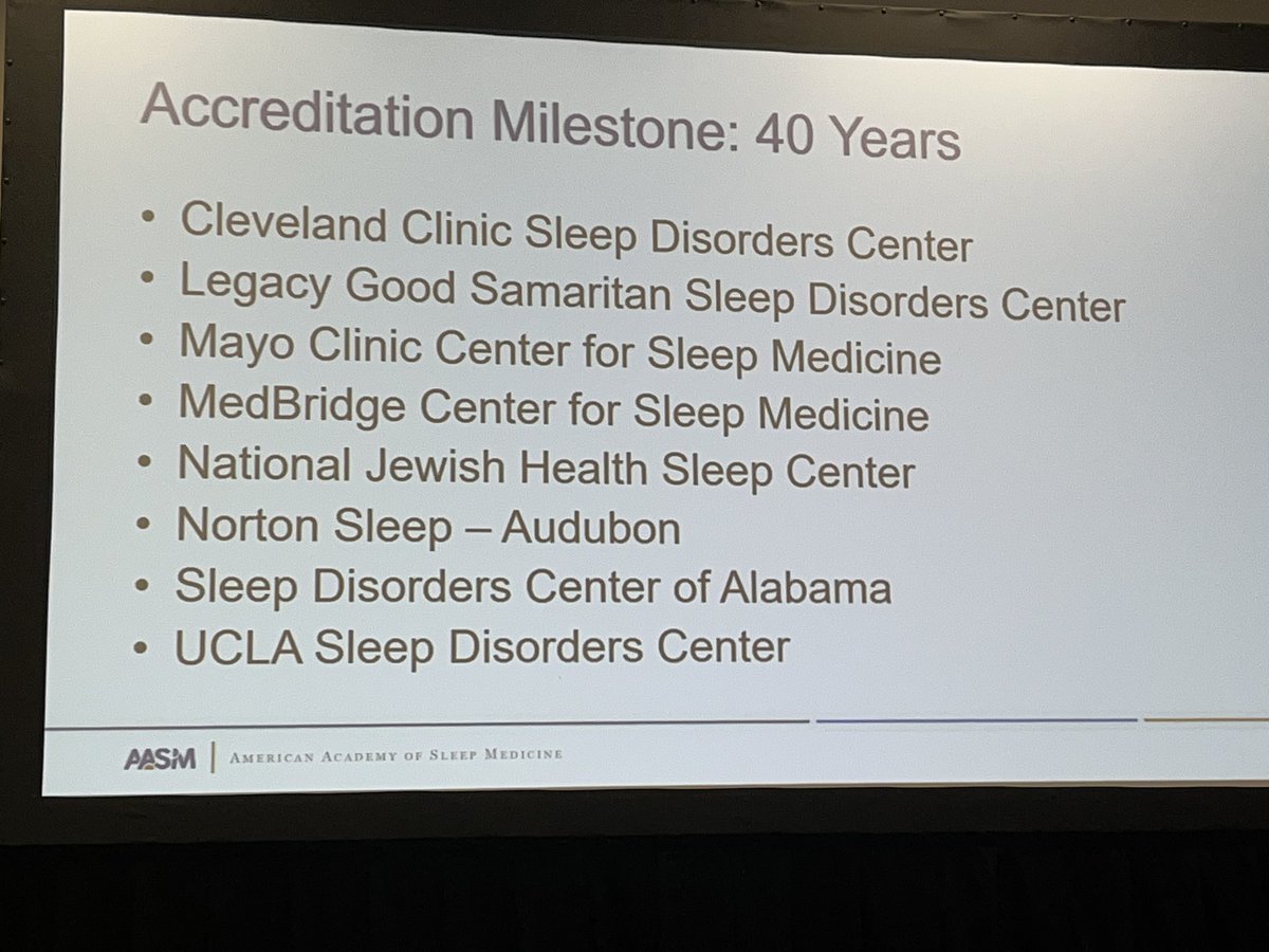 Congrats to <a href="/ClevelandClinic/">Cleveland Clinic</a> sleep disorders center for achieving the milestone of 40 years of American Academy of #sleep medicine membership! We’re in great company!  <a href="/AASMorg/">American Academy of Sleep Medicine</a> <a href="/CLENeurons/">Cleveland Clinic Neurology Residents</a> <a href="/wpsa/">William pereira</a>