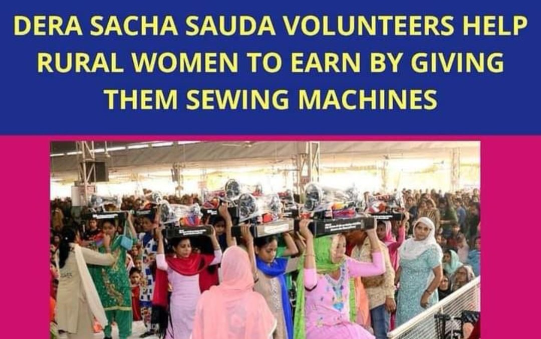 insan_susheel's tweet photo. They have established special employment training centers where women are taught stitching, embrodiery, and other vocational skills like beautician, computer training, etc. Kudos to Ram Rahim Ji for taking a step forward to address Dera Saccha Sauda.
 #WomenPower https://t.co/ycSFsUZi4l