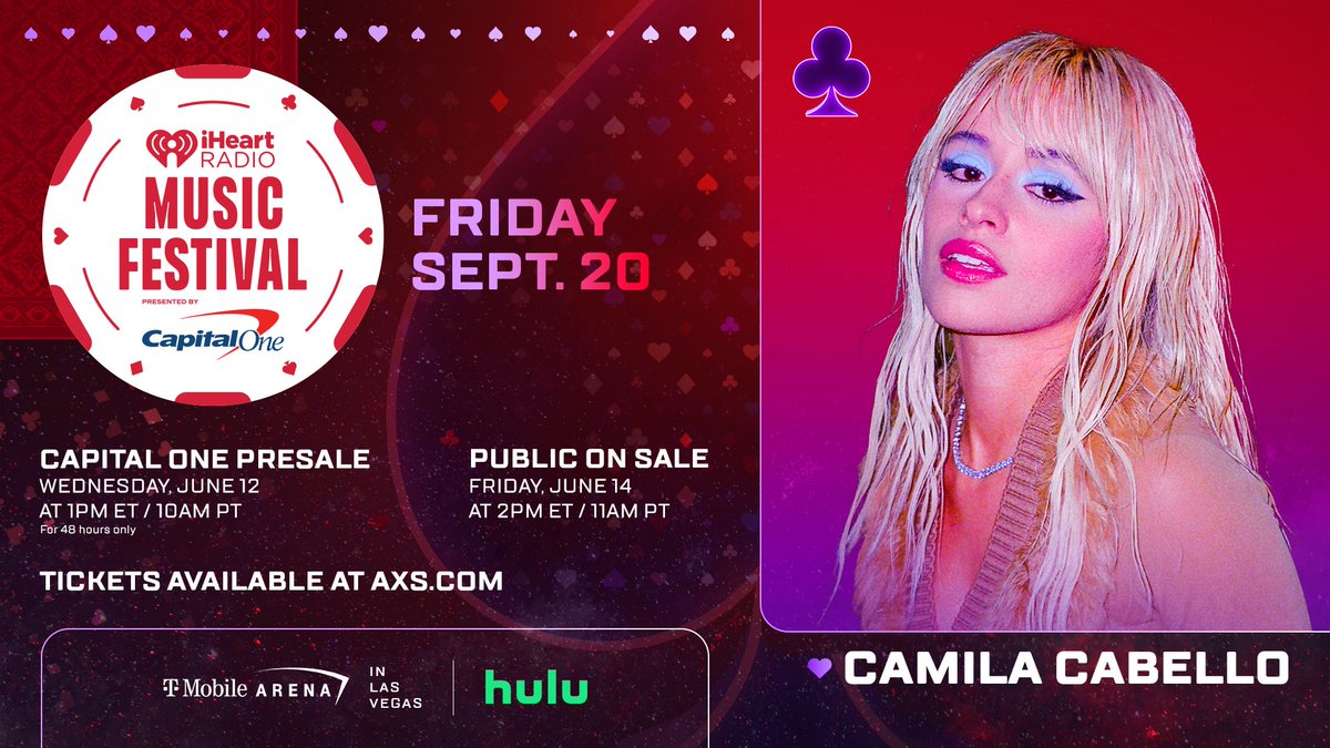 Ok but does ✨he know✨ that <a href="/Camila_Cabello/">camila</a> is performing at our #iHeartFestival this September?! 😏

All ticket info: iheartradio.com/festival