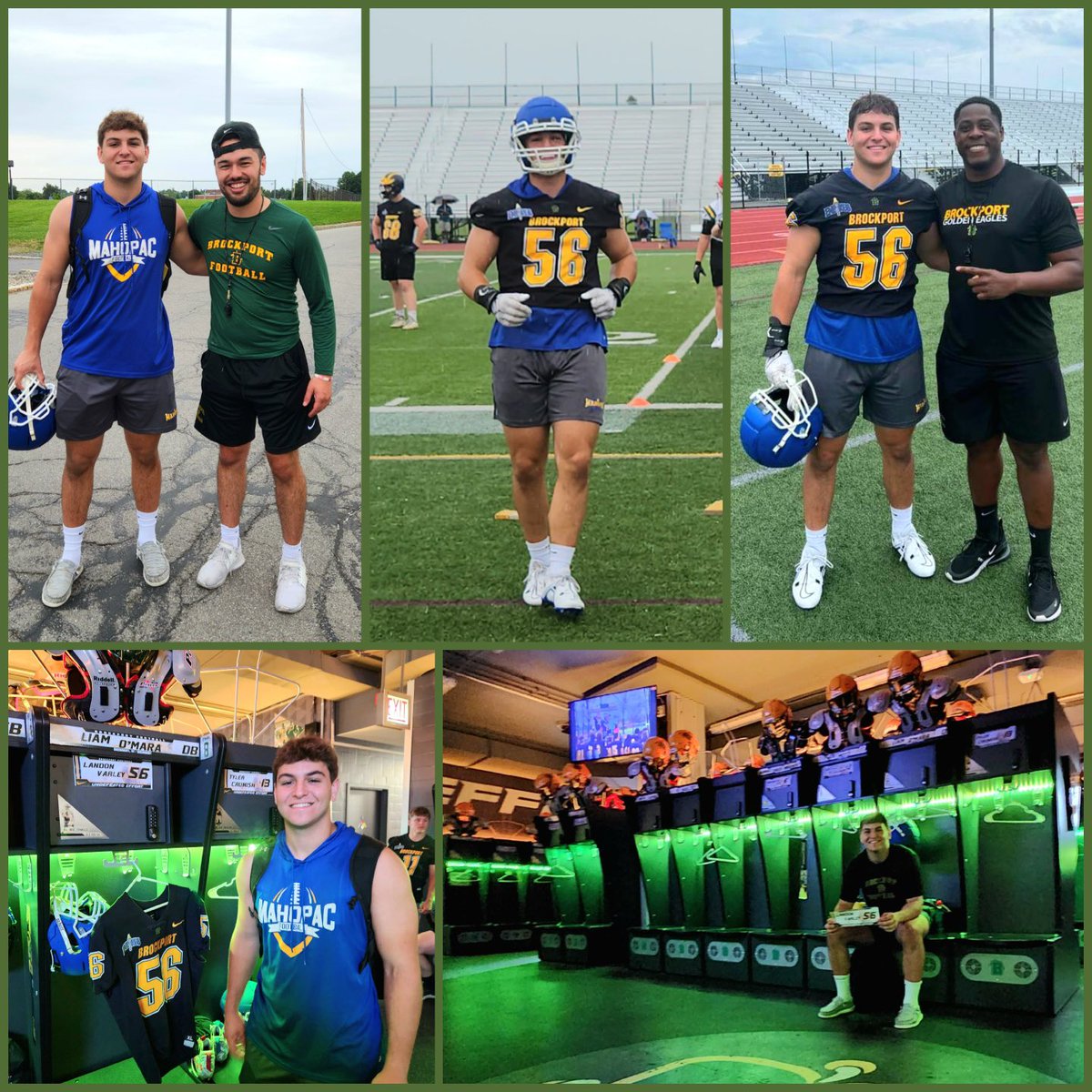 LandonVarley's tweet photo. Had a great weekend at the @BPort_Football football camp. Thank you @coacharita31 and @coachmangone for the invite. And thank you @Coach_Yaya1 and the rest of coaching staff for the work and great learning experience. It was a lot of fun and it was great to come out and compete. https://t.co/dfNZEIxuPw