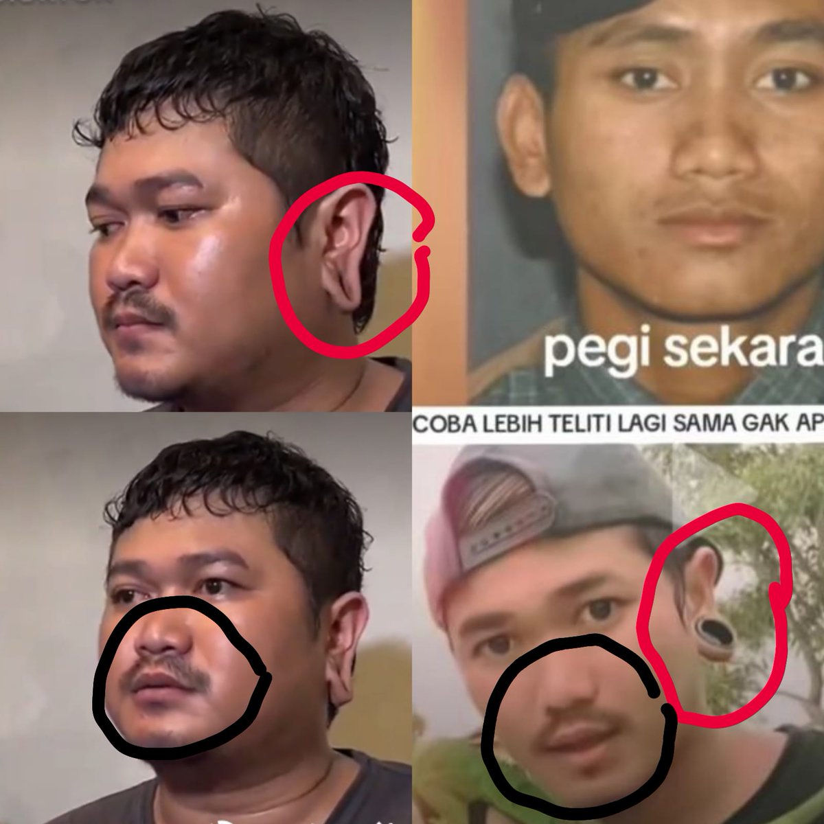 InD4hR4tnA's tweet photo. Hayuuk ach pak kumendan dibantu untuk lebih jeli meneliti tampang yang jadi DPO pembunuh dan yang jadi korban tangkap paksa.
* naluri tak bisa dibohongi

#SavePegiPerong https://t.co/mksDP0YZeZ