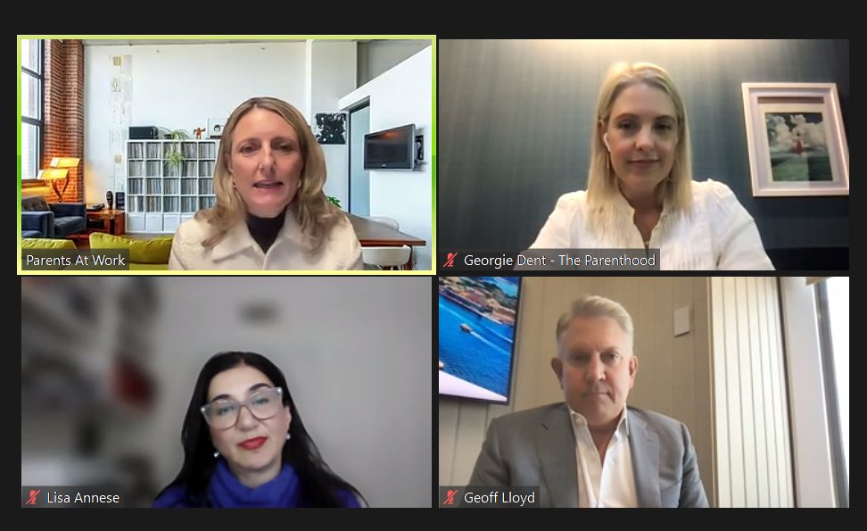A great panel discussing the results of the National Working Family survey. 

"The findings underscore the urgent need for more robust family-friendly policies at both an employer and government level to support working families," says CEO of The Parenthood, <a href="/georgiedent/">Georgie Dent</a>.