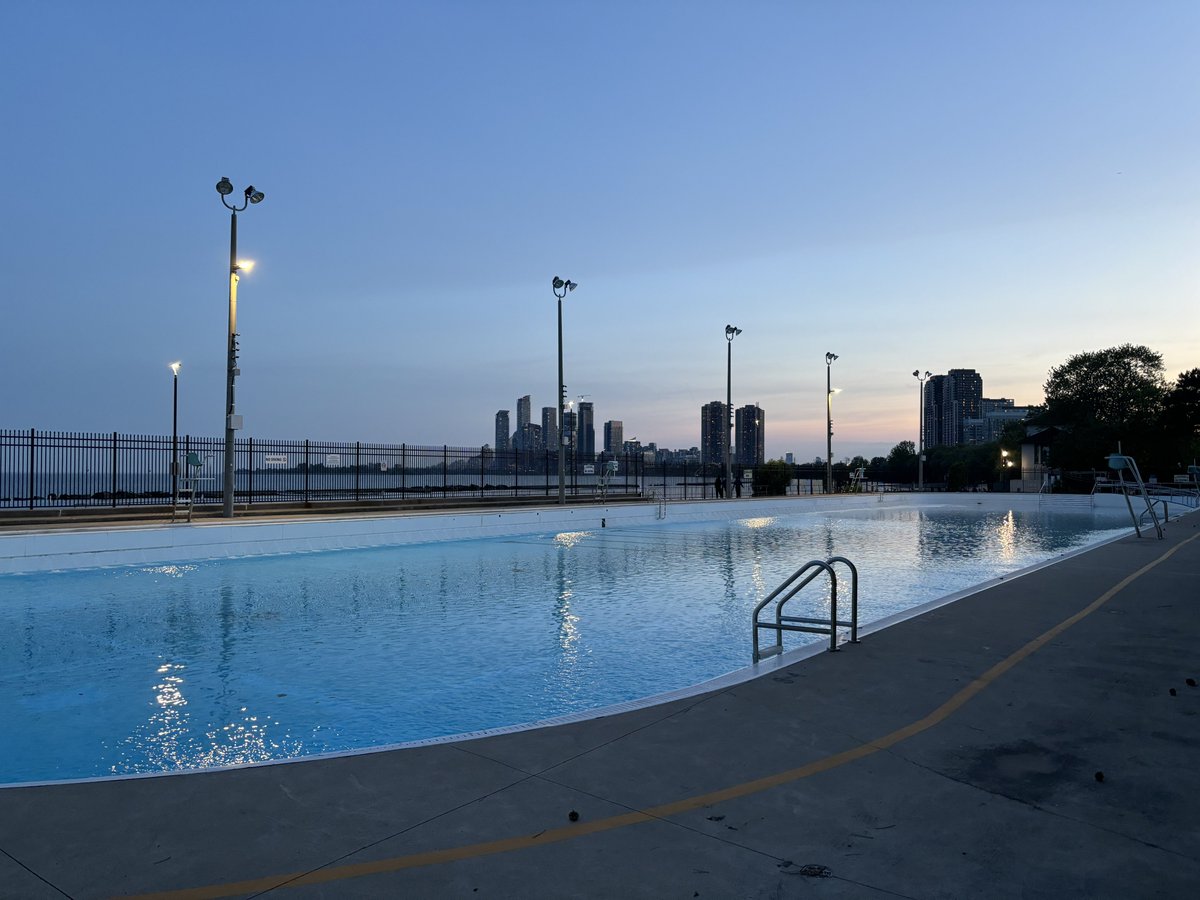 A sure sign that summer is right around the corner. They’re filling up Sunnyside Pool!
