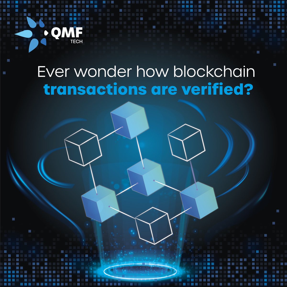 qmftech's tweet image. Ever wonder how blockchain transactions are verified? Nodes meticulously validate each step of a transaction, securing the blockchain’s unbreakable chain with protocols like PoW or PoS. 🔄🔗 #BehindTheBlocks #ValidationProcess