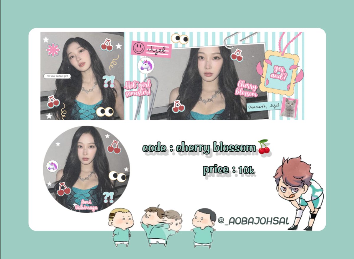 any  interactions  repost  are  appreciated!  🗯

aku ada layout ready stock aespa nih, open req juga. price nya ada di pict ya...

ayo jajan!!

#zonauang #zonaba