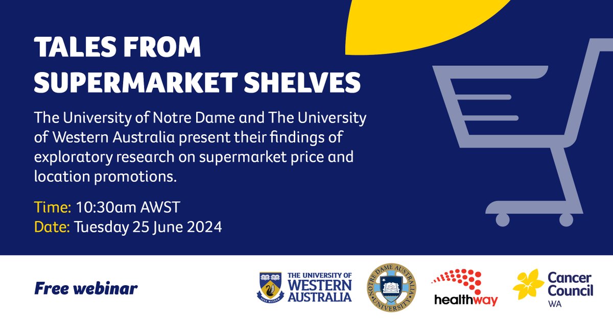 Webinar invitation 🛒🛒🛒
eventbrite.com.au/e/tales-from-s…
What do accompanied shops tell us about price and location promotions and what are the legal regulatory opportunities?