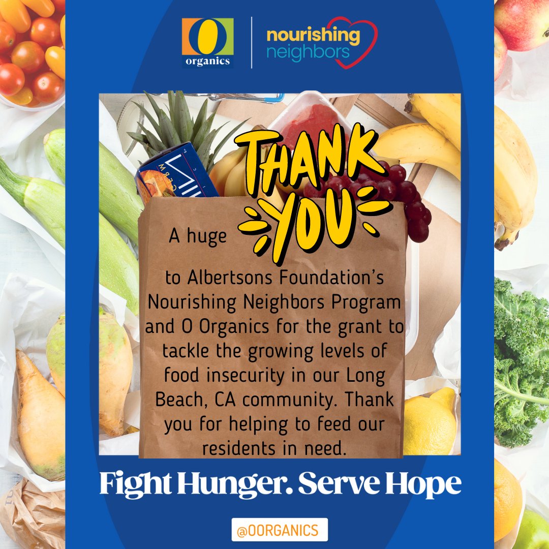 helpmehelpuLB's tweet image. Help Me Help You has received a grant from Albertsons Foundation&apos;s #NourishingNeighbors Program and O Organics to tackle food insecurity. This will help feed our Long Beach residents in need free nutritious groceries via our 11 Grocery Grab N Go schools &amp;amp; community locations.