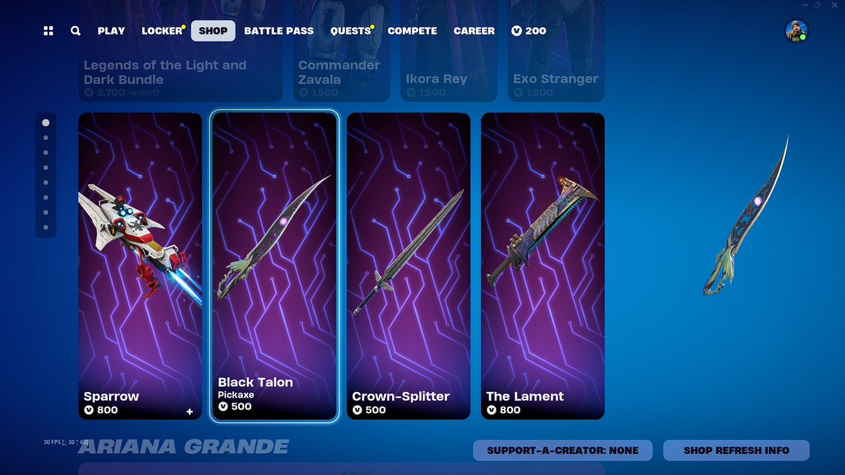 The #Destiny2 skins are BACK until 6/8 in @FortniteGame !! Use code 'LEFAY' when expanding your Light into the FN universe.

I want these so dang bad😭💖