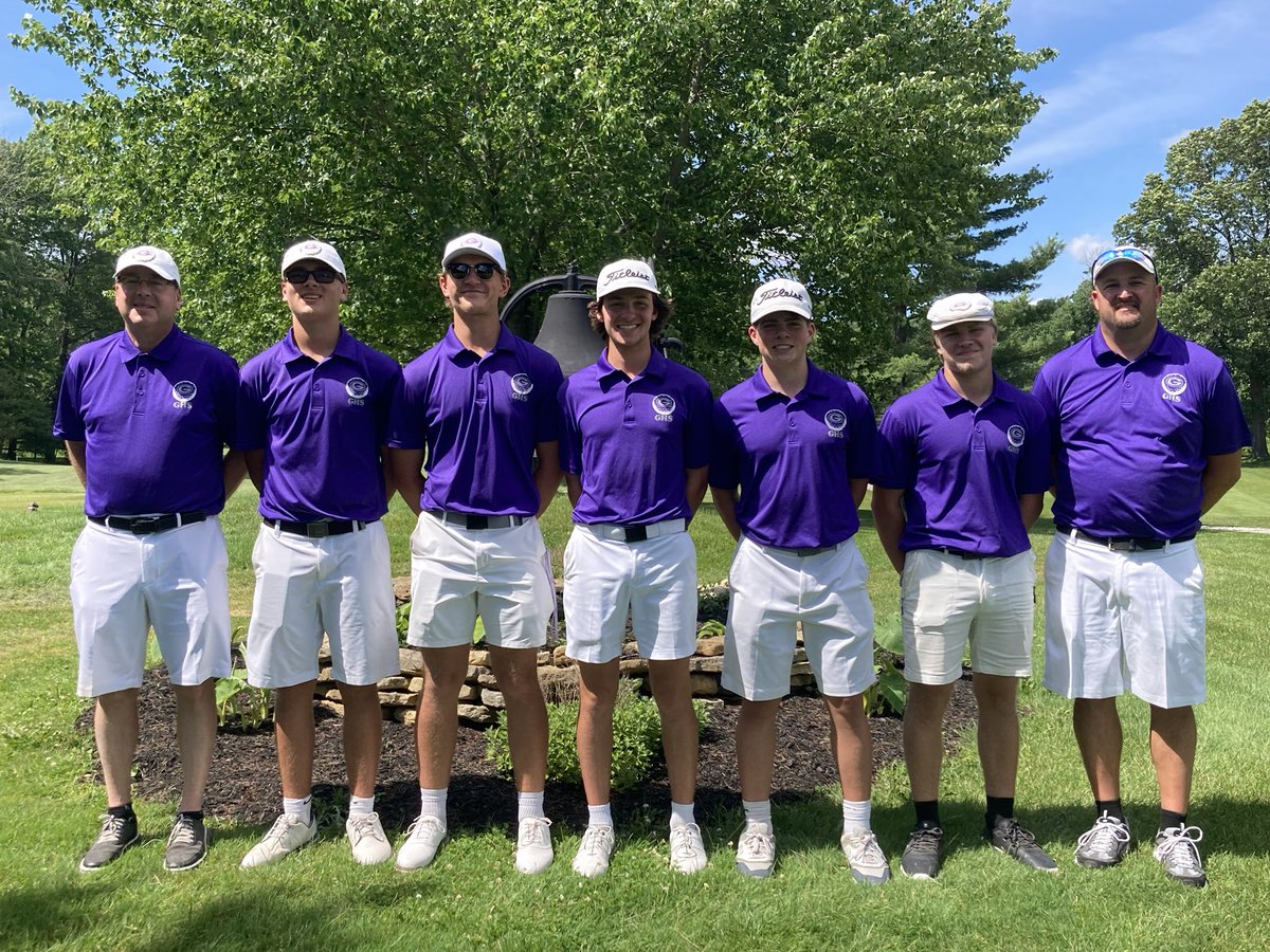 GHS Golf placed 3rd today in Sectional with a 330 &amp; have advanced to Regional ! The course at Martinsville was difficult and the team competed vs some large schools w good golfers. Bryson Worman 76, Dylan Barcus 81, Ben Zellers 85, and Zane Huber 88 Congratulations Coaches &amp; TEAM