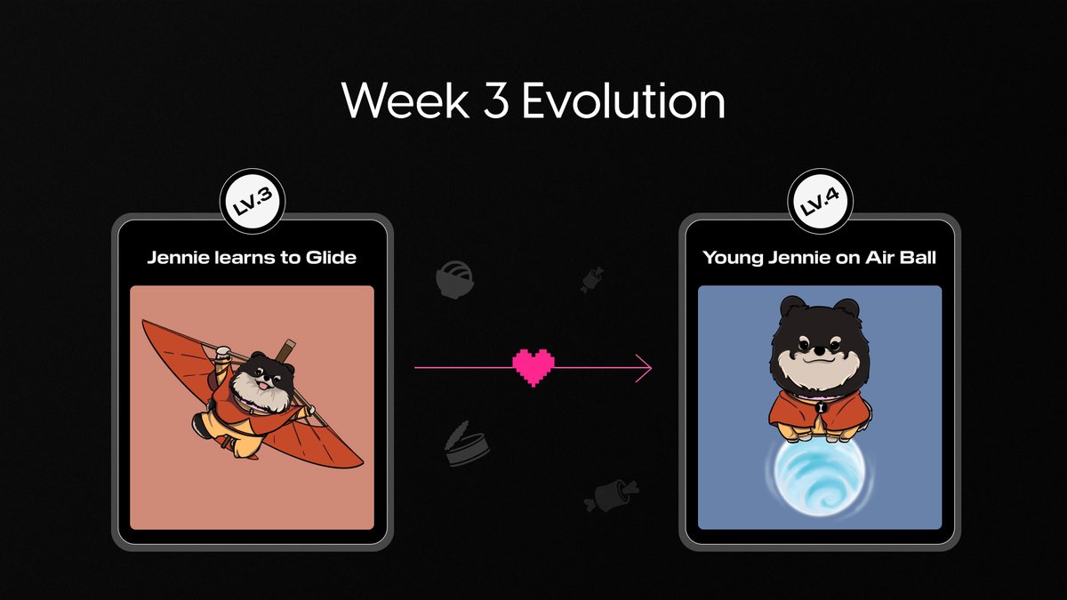 24 hours left to feed your Jennie in Week 3.

Don't miss the evolution!