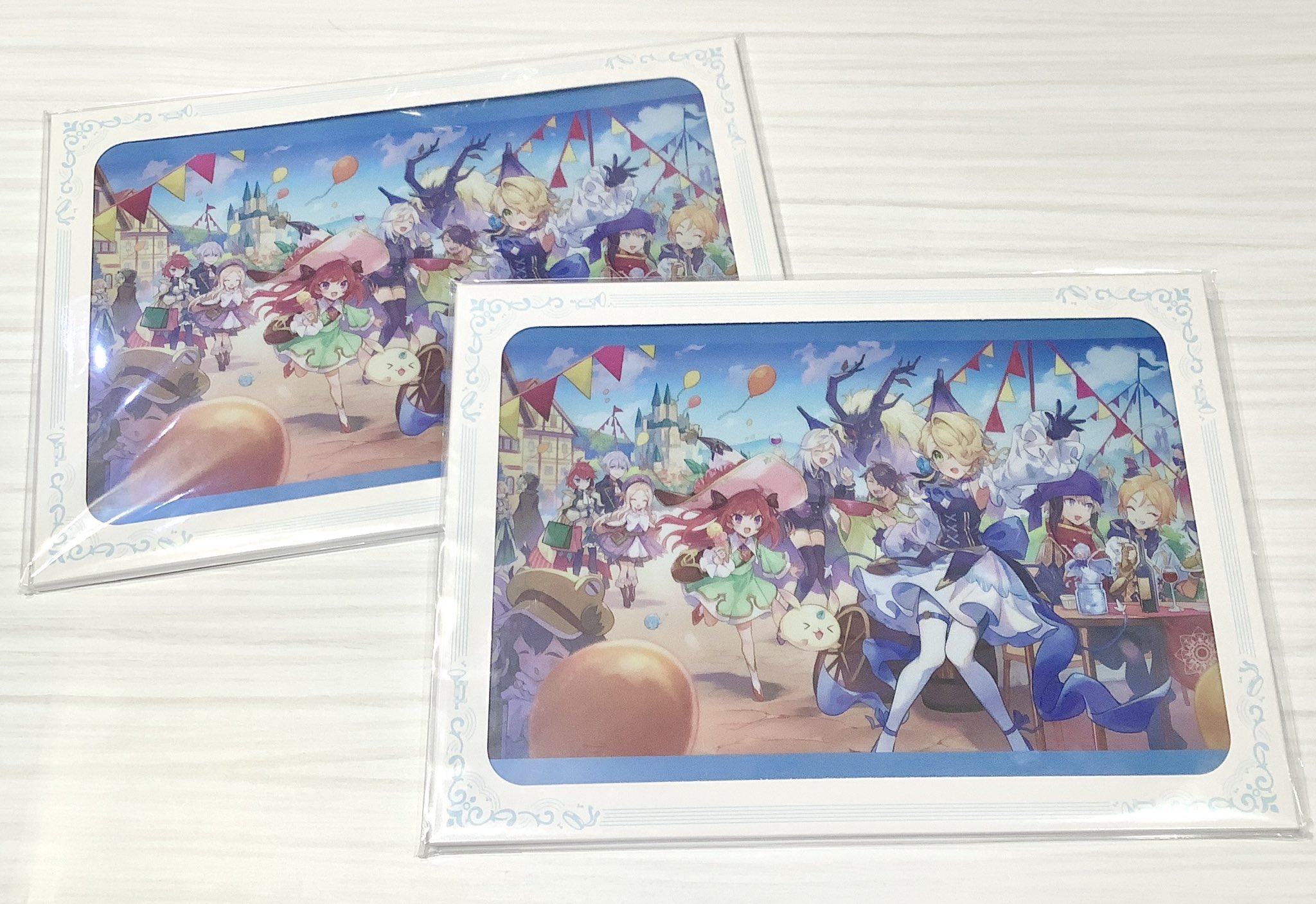 メルクストーリア　クリアファイル　コンサートグッズ メルクストーリア 10周年記念イラストクリアファイル B: キャラ