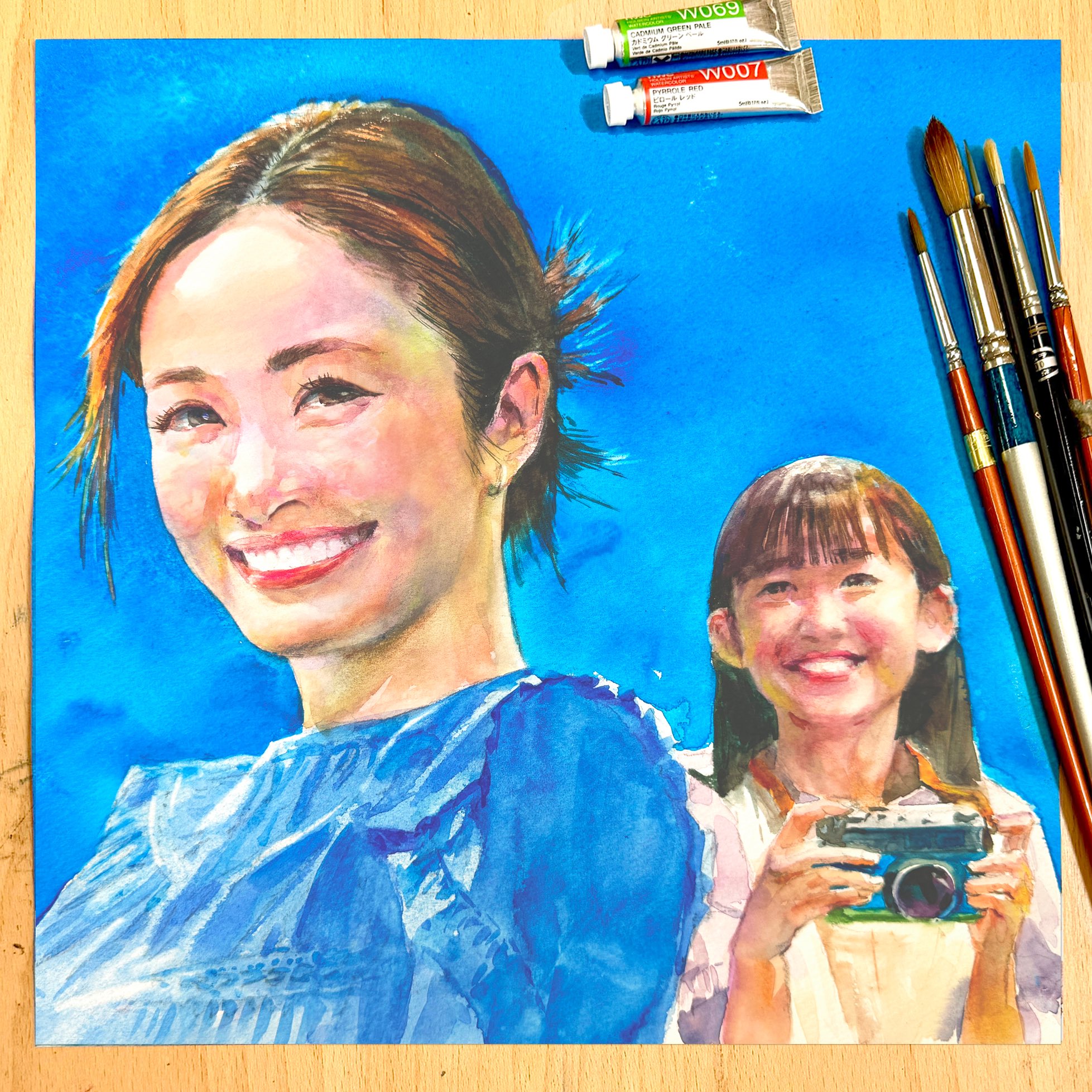 Watercolor by Shibasaki🎨柴崎春通 on X: 