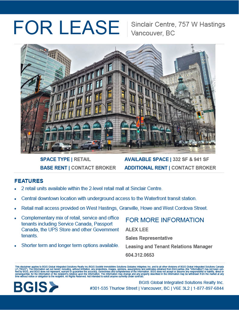 🏢 LEASING OPPORTUNITIES 🏢

For more information visit: zurl.co/Nrqq