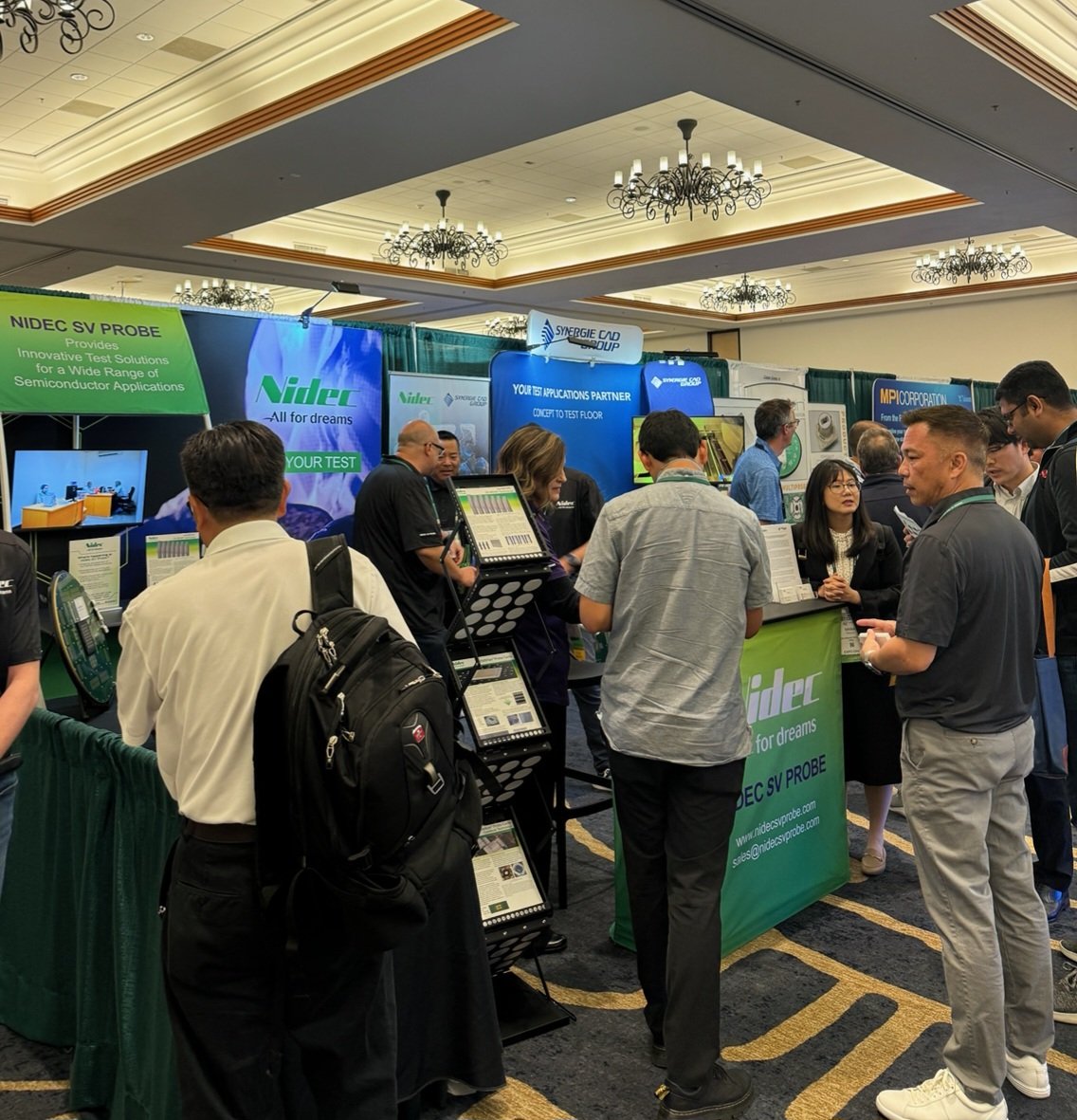 nidecsvprobe's tweet image. SWTest Expo is in full swing! Come by the Nidec SV Probe Booth 400 &amp;amp; chat with us!
#swtest #probecards #MEMS