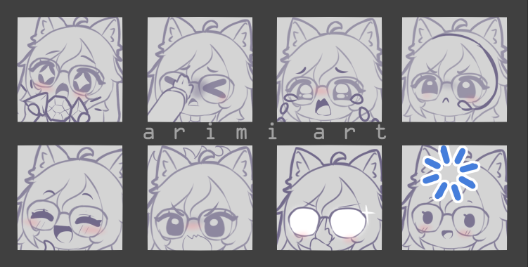 Arimi Art | Vtuber Commission | 👑🍊⭐| ❤️🔥🐗 tweet media