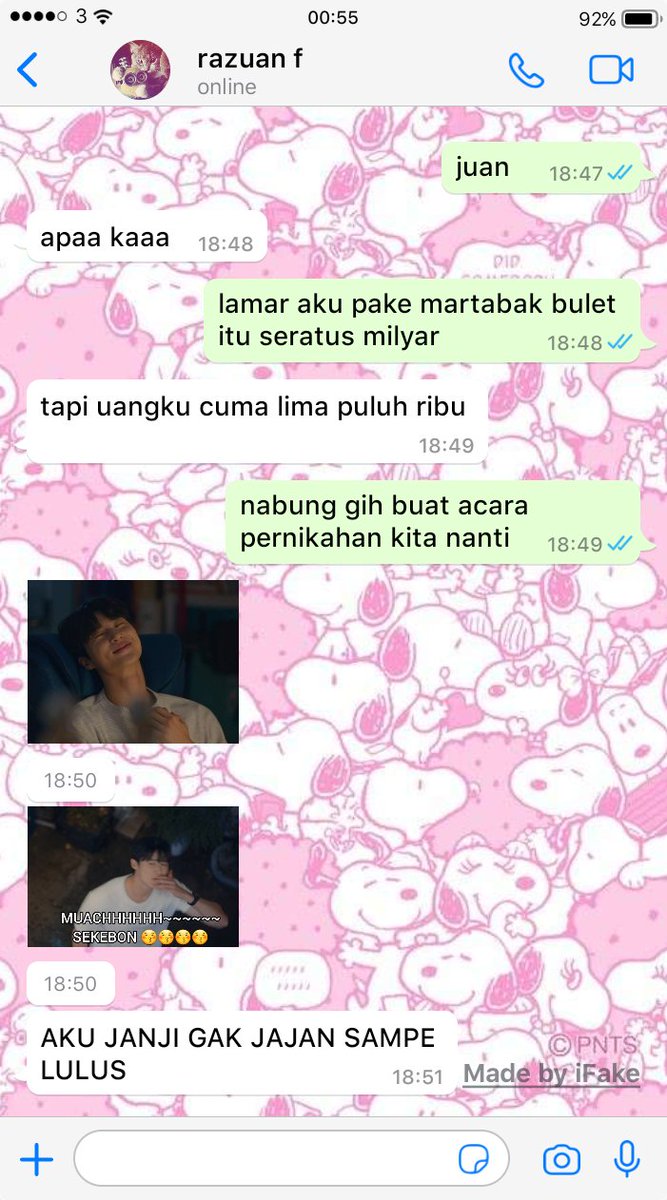 a thread about perkelahian nola dan si brondong