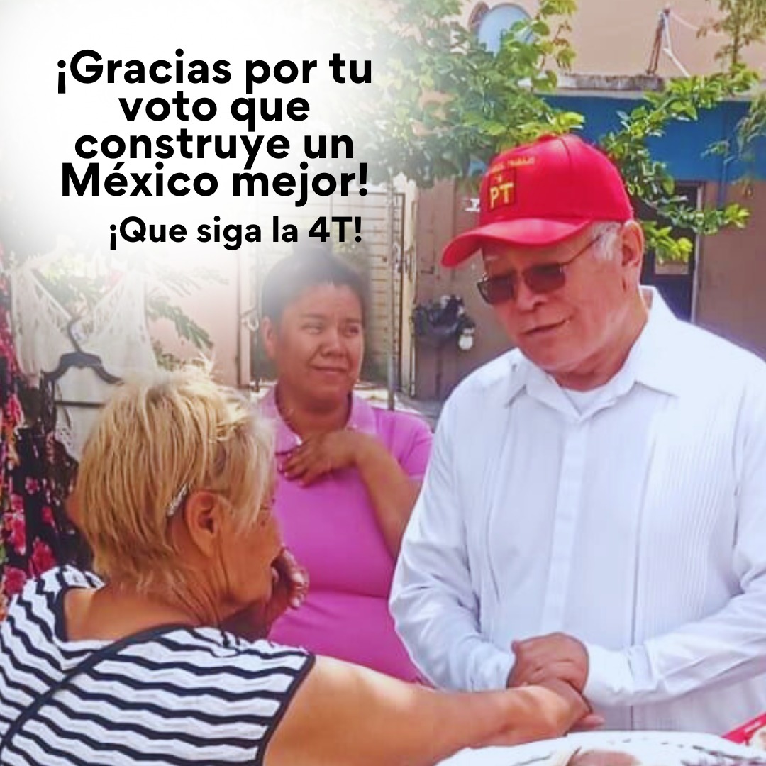 A  las y los ciudadanos del distrito 2, Nuevo León y México 
Gracias por contribuir a un mejor México.
¡Que siga la 4T! #ElPTEsLa4T #PT #4taTransformación #PlanCSísePudo
