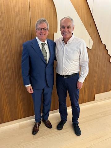 MintPros's tweet image. Today’s meetings at MLB were the most progressive that the @iabf have had to date. 
We met with MLB Commissioner Rob Manfred to discuss his future involvement with the IABF, which will be announced soon. 
Very proud of the IABF and what it has become and where it is going. 🇮🇹⚾️🇺🇸