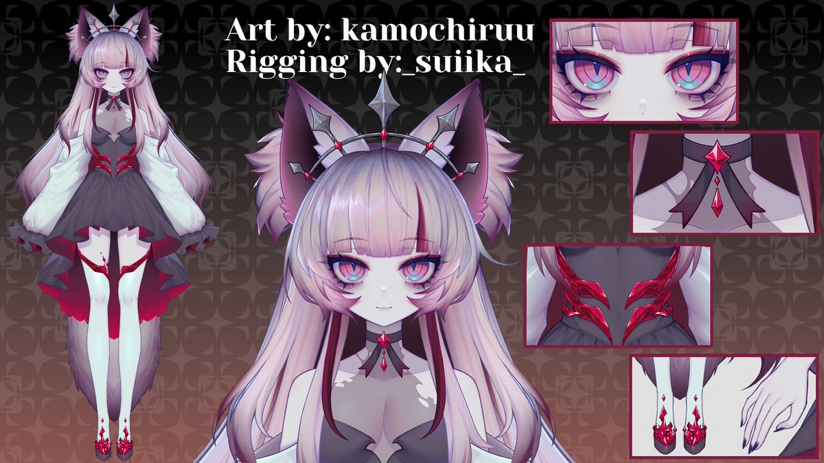 Yuracye's tweet photo. Hi, I'm Yura! :3c

Twitch: https://t.co/mVv2e4J6ik
Youtube: https://t.co/WPUOxX1K7H
Model art: #kamochiruu
Model rigging: #_suiika_ 
Art tag: #yurARTcye https://t.co/r2wM6Xuj1J