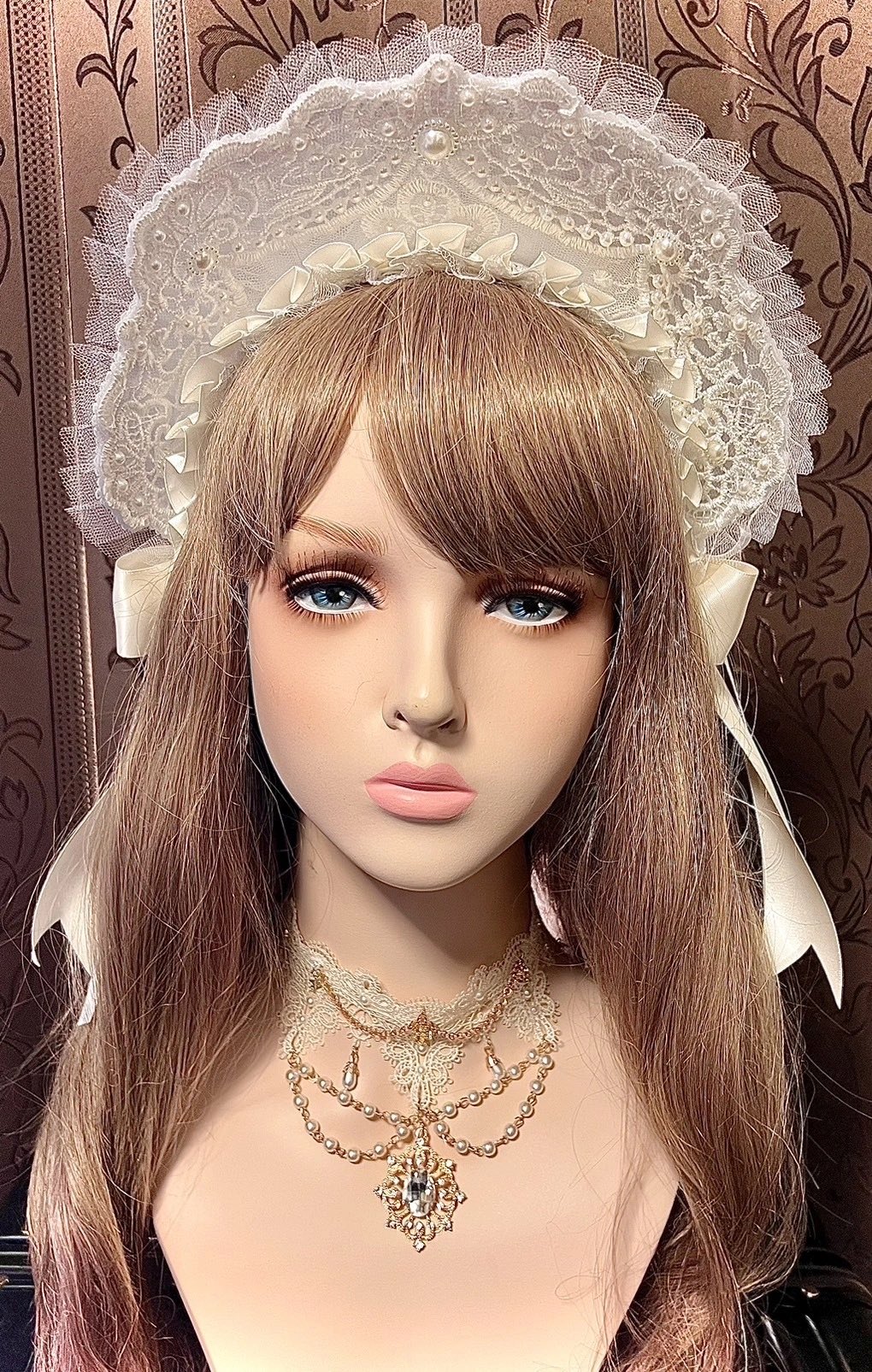 atelier Beatrice ボンネットカチューシャ Black アトリエ