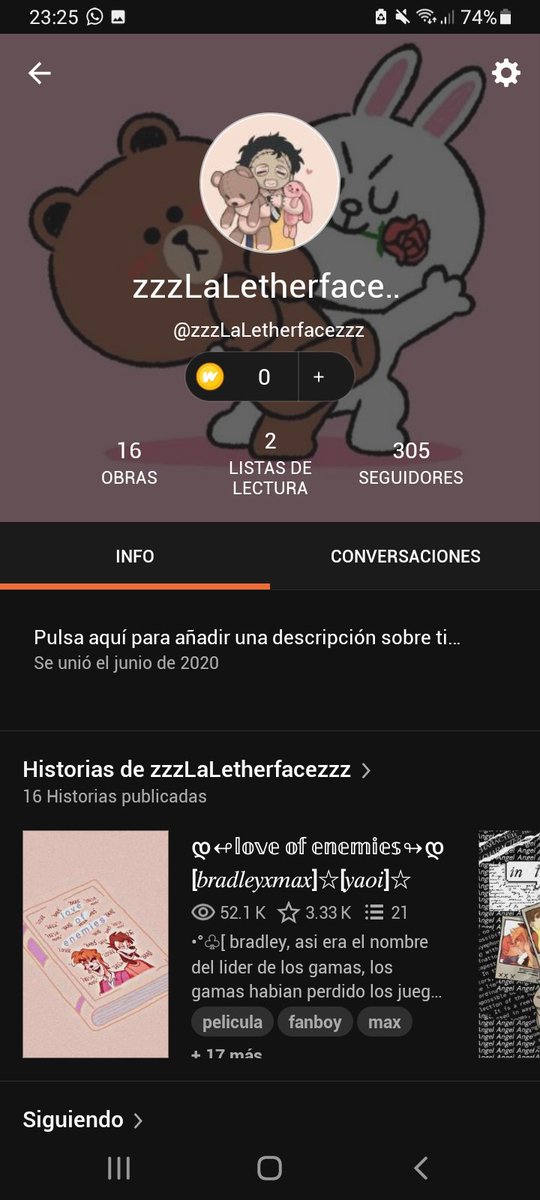 Ahhh, llegue a los 300 seguidores en #wattpad!!!😍😍😍💖
#ships #gay #lgbt #yo
