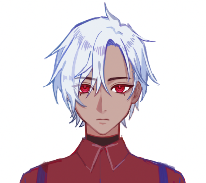 「dark-skinned male red eyes」 illustration images(Latest)