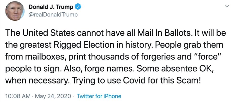 The reason Fauci made up the 6 foot social distancing and mask wearing, was to make the citizens fear being close to one another. They needed the public to fear voting in person. This opened the door to justify implementing mass mail-in voting, which the Deep State then used to