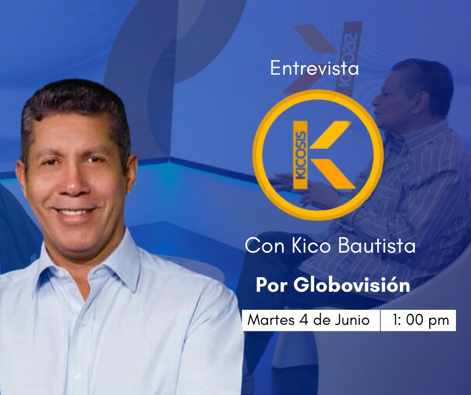 HenriFalconLara's tweet photo. Mañana estaré conversando con  @kicobautista en su programa Kicosis por @globovision ¡No se lo pierdan! 

También estaré en @radiorumbos670 con @mario_villegas Jesús “Chuo” Torrealba y Elsa Siciliano su programa📌 Rumbo Electoral  a las 10:00 am. https://t.co/1nM6e42hs8