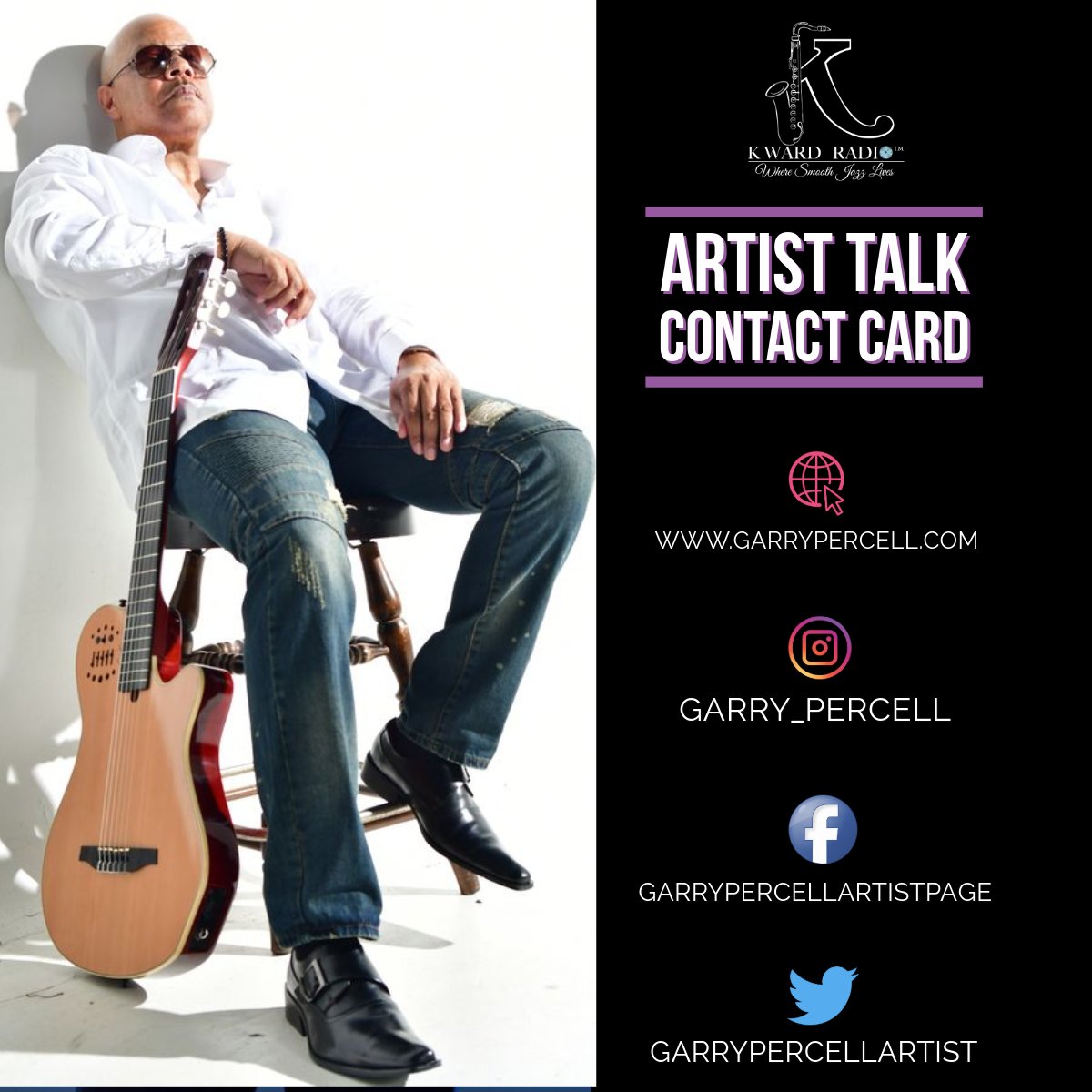kwardradioshow's tweet photo. KWARD RADIO,  extends gratitude to Recording Artist,  and Smoot Jazz Guitarist @garryguitarplay as our Special Guest. Visit https://t.co/MZt5CZVafs  to support his music. 
 
Garry Percell 
#jazzieafterdark #kwardradio #konversation #garrypercell   #jazz https://t.co/2LJkcSRsrN