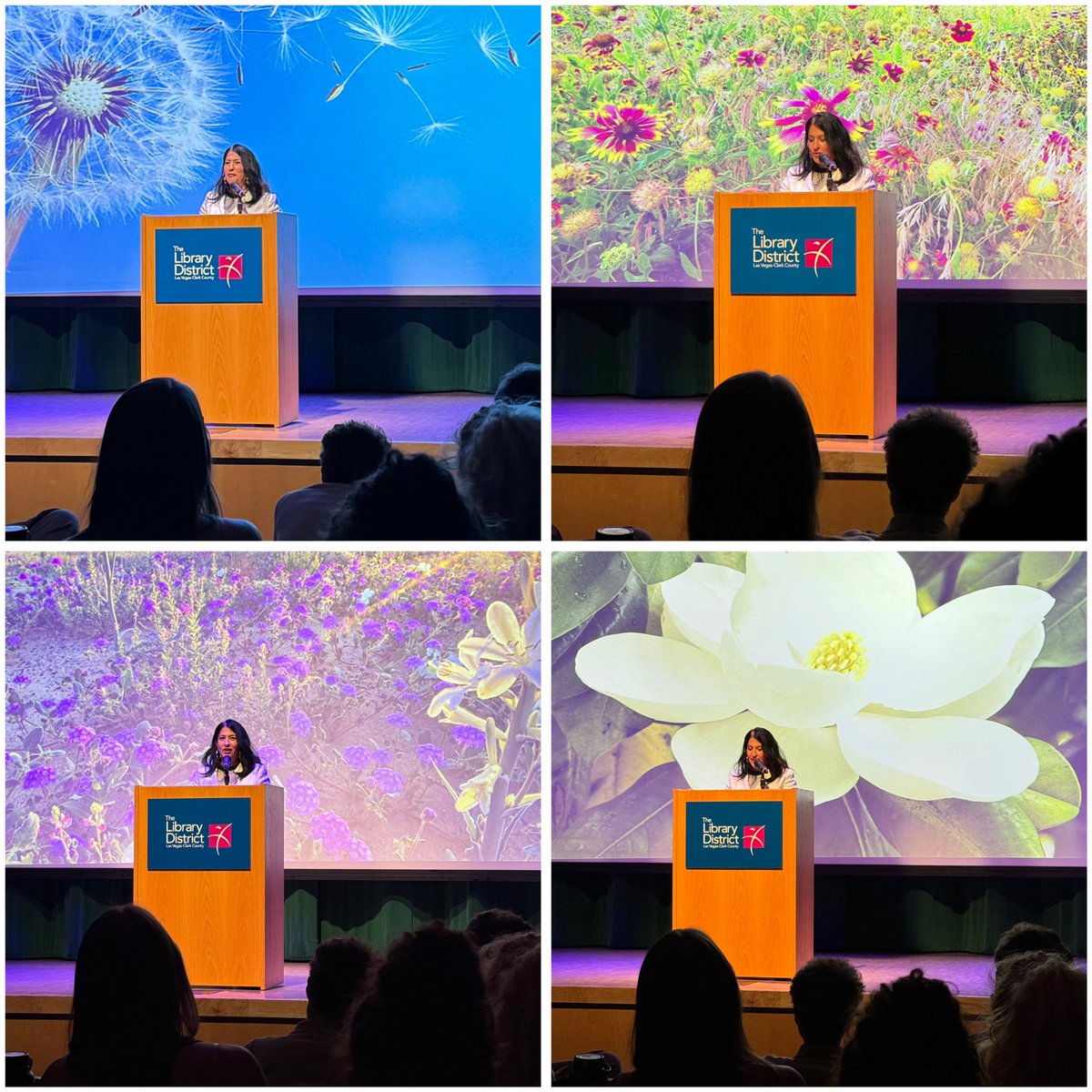 I teach a lot of <a href="/adalimon/">joa</a> poems in #APLit but after last night’s poetry reading, I want to teach a lot more. <a href="/LVCCLD/">Las Vegas-Clark County Library District</a>