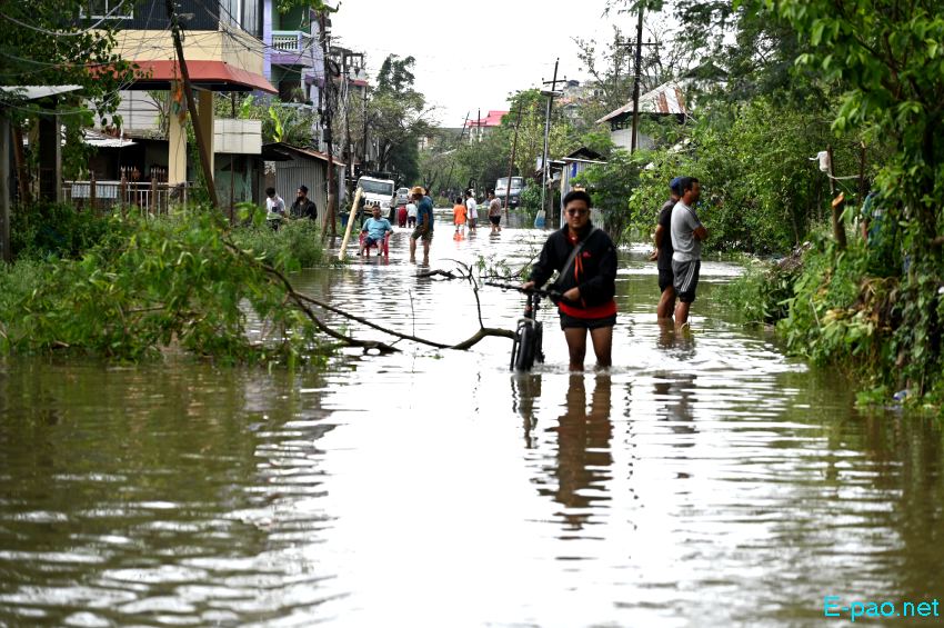 Incessant rain floods Manipur : Most areas in the Imphal valley districts have been flooded as seen on May 29 2024 - Part 3

See full gallery @ bit.ly/4c8tjch

Picture Credit :: Khaba Kh
