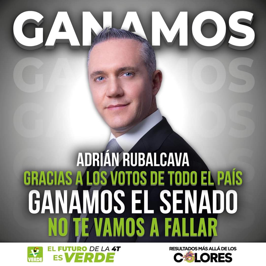 Gracias a todo el país que confió en mí y en todos los candidatos al SENADO del #Verde. 
¡¡NO TE VAMOS A FALLAR!!