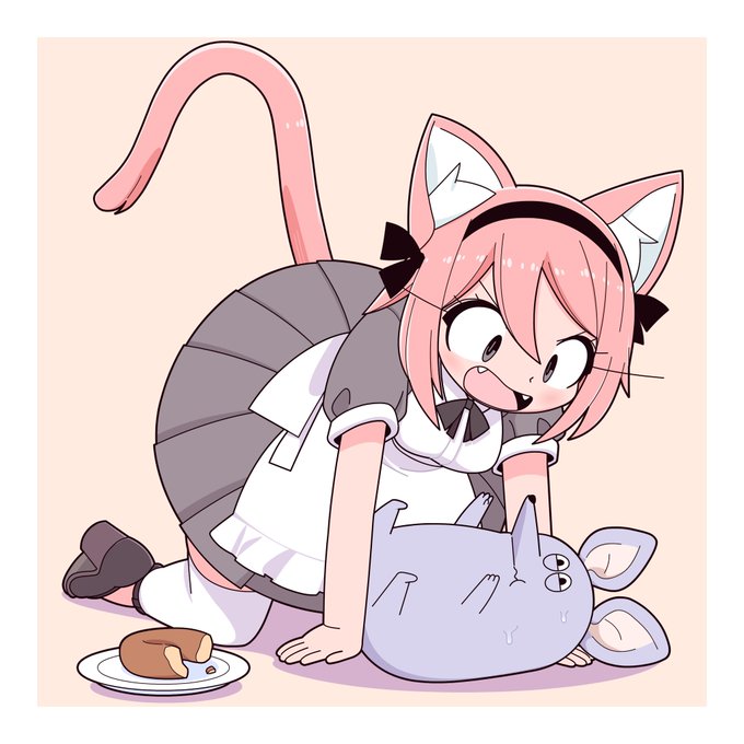 「animal ear fluff cat girl」 illustration images(Latest)