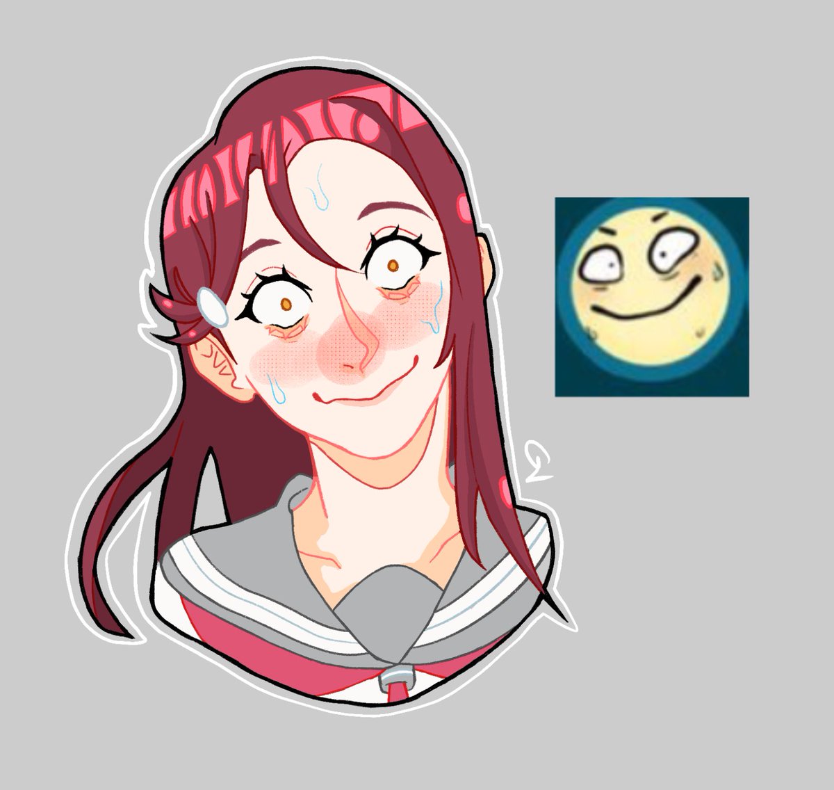 gaaybe_'s tweet photo. not the best time to post a drawing but whatever,,, funny Riko funny Riko it’s pride month it’s her month https://t.co/qFJbAE1UXn